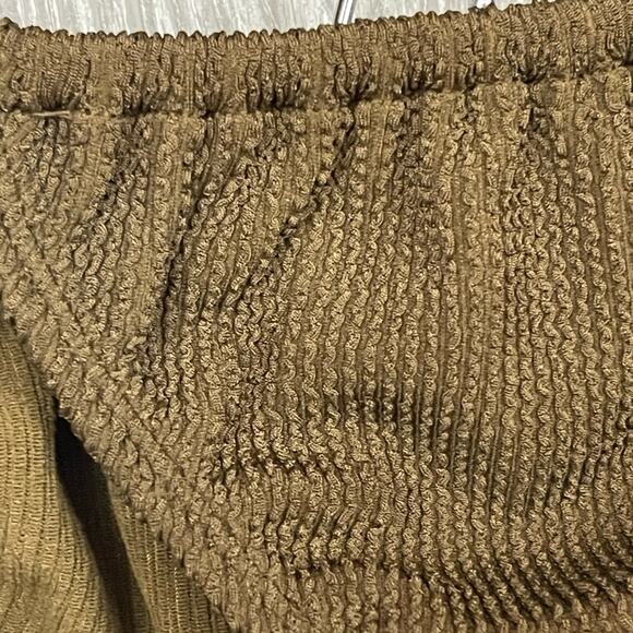 Good American Always Fits Tiny Ties Bikini Bottom in Mocha Size 3/4 (L/XL) NWT - Picture 5 of 6